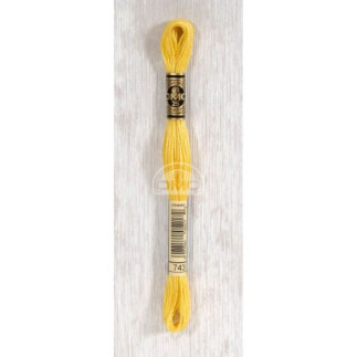 Embroidery thread - DMC Mouliné - 0743 yellow