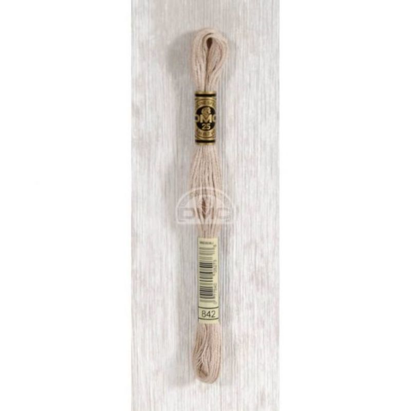 Fil à broder - DMC Mouliné - 0842 beige