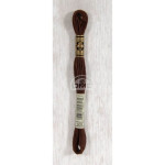 Embroidery thread - DMC Mouliné - 0938 dark brown