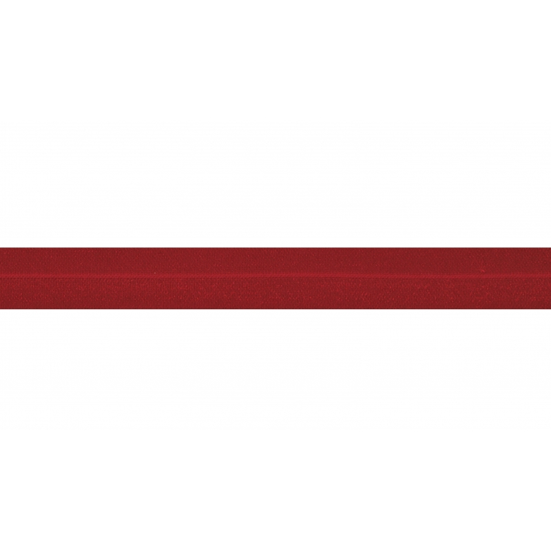 Ruban de bordure élastique rouge (qt)