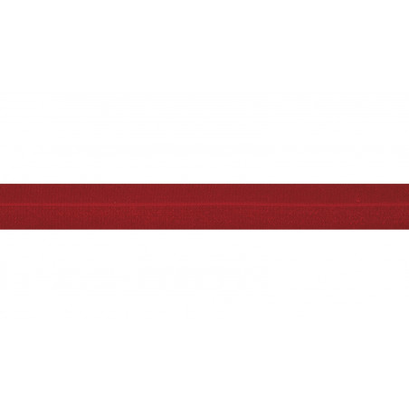 Ruban de bordure élastique rouge (qt)