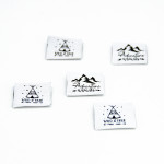 Woven Label - Urmelis Stoffwelt - wild & free white