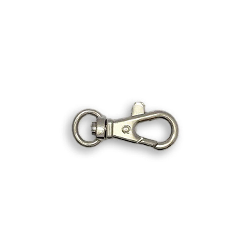 Snap hook 10mm silver