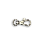 Snap hook 10mm silver