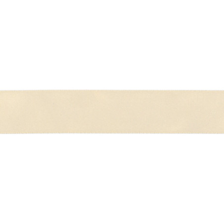 Satinband 25mm ecru (quantity)