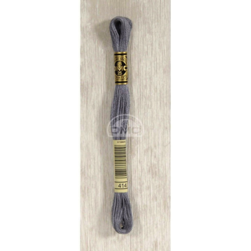 Embroidery thread - DMC Mouliné - 0414 gray