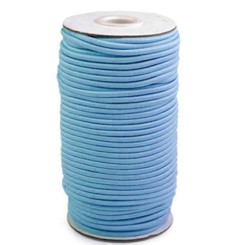 Gummikordel 3mm hellblau