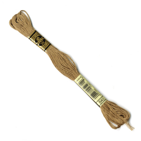 Embroidery thread - DMC Mouliné - 0840 light brown