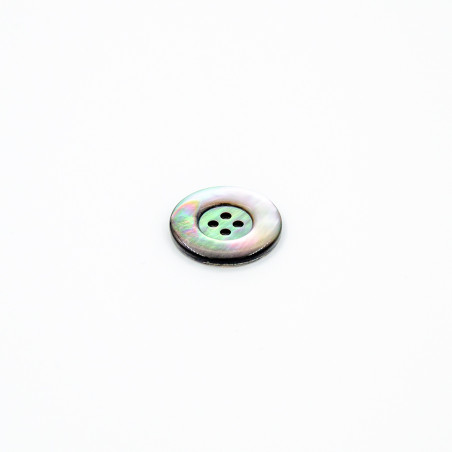 4-hole button - mother of pearl 25mm (b)