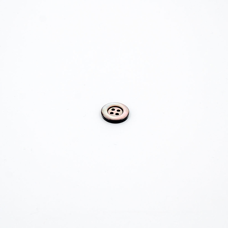 Bouton 4 trous - nacre 15 mm (b)
