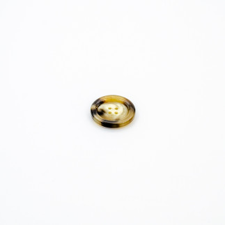 Bouton de veste - 28 mm beige chiné (b)