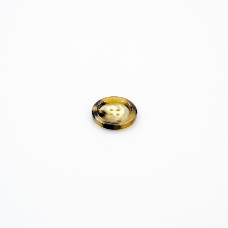 Bouton de veste - 28 mm beige chiné (b)