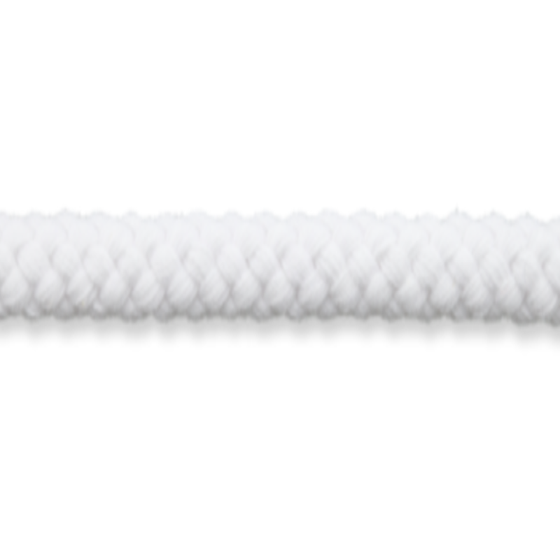 Cordon en coton blanc 9 mm (UK12) Cordon en coton blanc 9 mm (UK12)