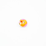 Bouton poussoir - Disney Raiponce rose 15 mm