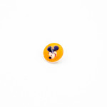 Eyelet button - Disney  Mickey orange 15mm