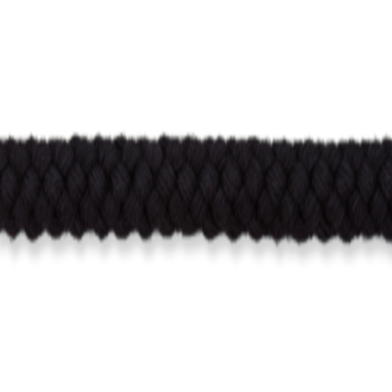 Cotton cord 9mm black (uk80)