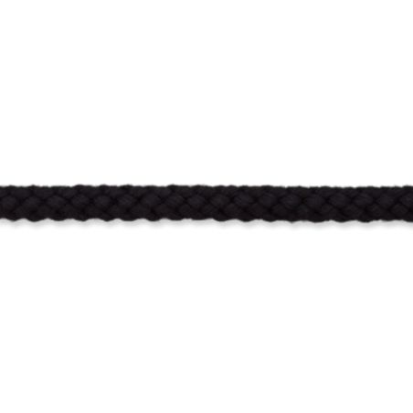 Cordon en coton noir 9 mm (UK80)
