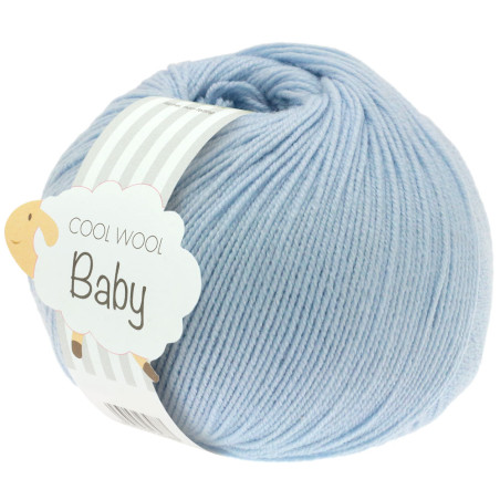 Lana Grossa - Cool Wool Baby hellblau (208)