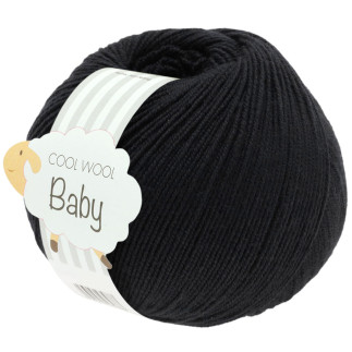 Lana Grossa - Cool Wool Baby noir (278)
