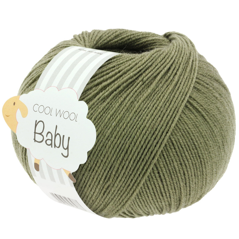 Lana Grossa - Cool Wool Baby dark olive (287)