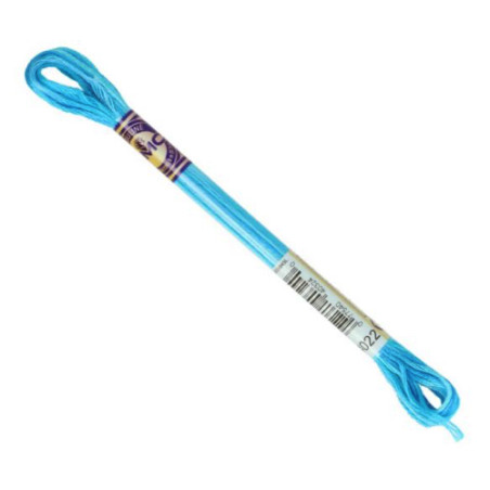 Fil à broder - DMC Mouliné dégradé - 4022 turquoise