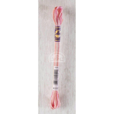 Embroidery thread - DMC Mouliné gradient - 4110 pink
