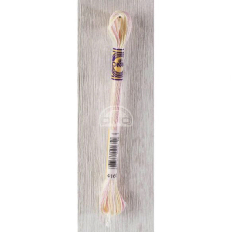Embroidery thread - DMC Mouliné gradient - 4160 yellow/pink