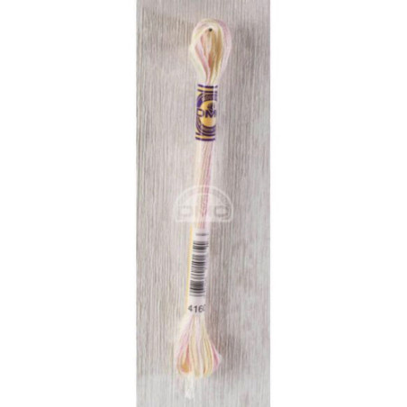 Embroidery thread - DMC Mouliné gradient - 4160 yellow/pink