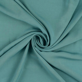 Viscose - woven fabric plain smoke green