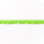 Elastic lace ruffles lime