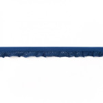 Elastic lace ruffles dark blue