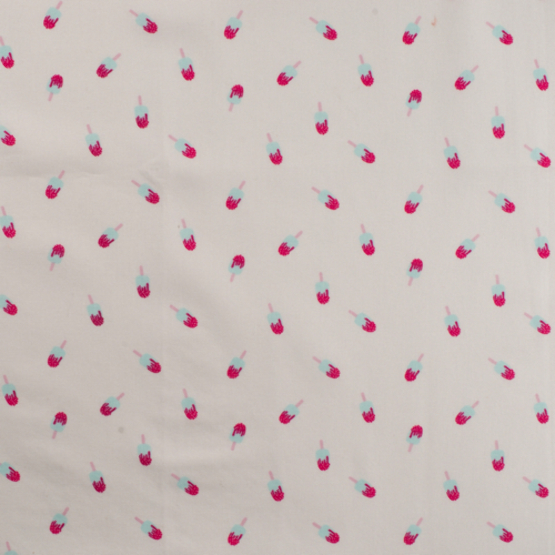 coton tissé - Blanc crème glacée