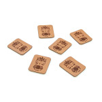 synthetic leather label - Urmeli - Ku'hoo brown