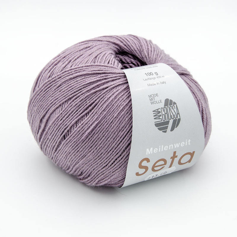 Lana Grossa - Miles wide 100 Seta old purple (25)