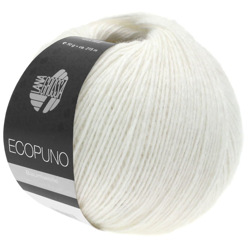 Lana Grossa - Ecopuno blanc (26)
