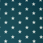 Cotton popline - Stars petrol (v)