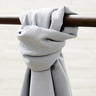 Tencel - Découvrez le Milk Stretch Twill gris clair