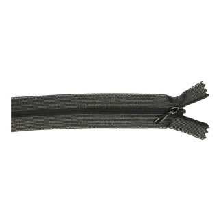 Invisible zipper - 22cm - black (000)
