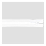 Fermeture éclair invisible - 22 cm - blanche (09)