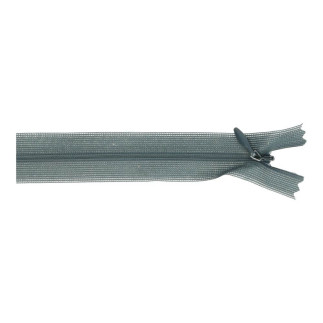 Fermeture éclair invisible - 22 cm - vert fumée (03)