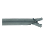 Invisible zipper - 22cm - smoke green (03) Invisible zipper - 22cm - smoke green (03)