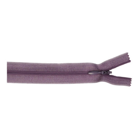 Fermeture éclair invisible - 22 cm - violet (150)