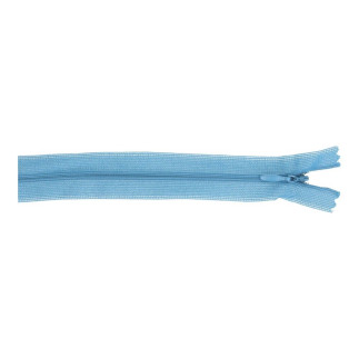Fermeture éclair dissimulée - 22 cm - bleu denim (256)