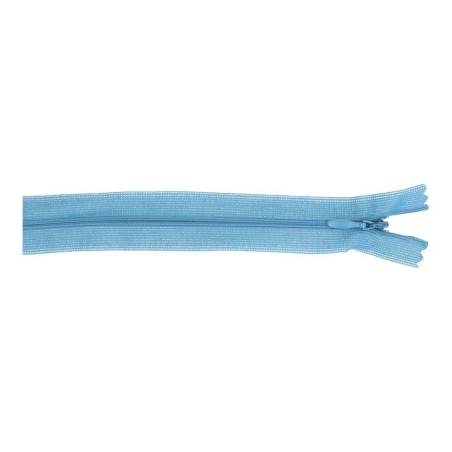 Fermeture éclair dissimulée - 22 cm - bleu denim (256)