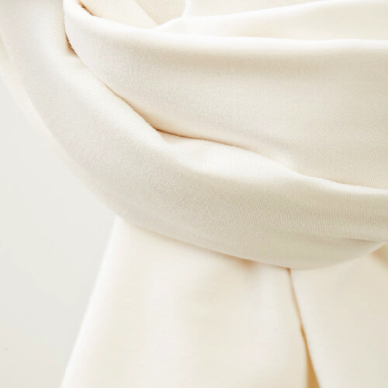 tencel - Découvrez le Milk Stretch sergé blanc
