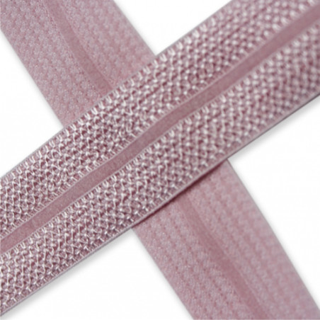 Ruban de bordure élastique Jacquard rose (qt)