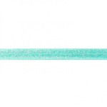 Elastic edging band glitter dark mint