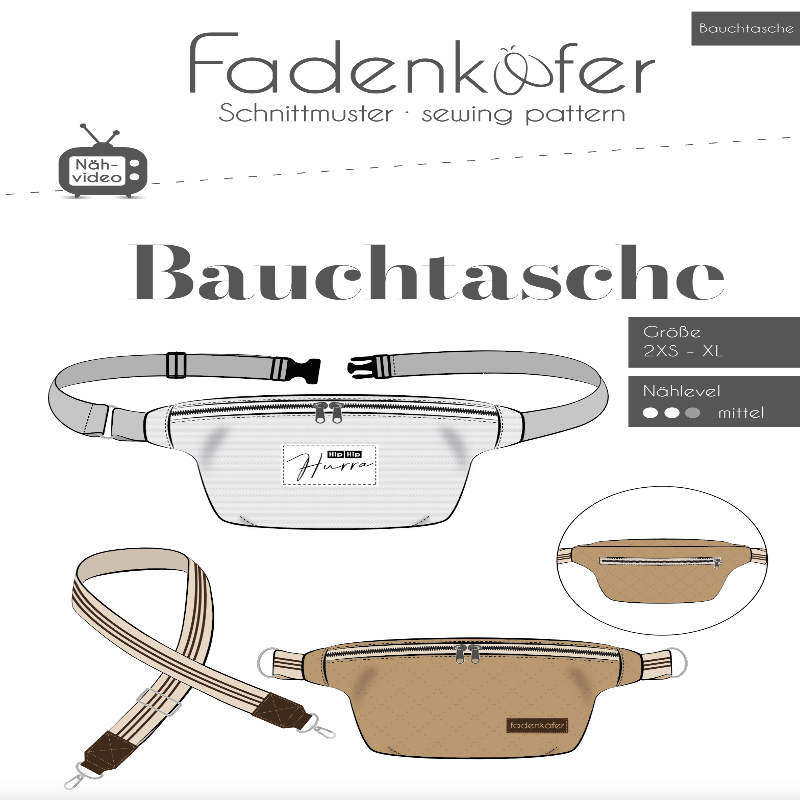 Fadenkäfer -  Bauchtasche