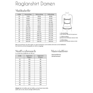 Chemise raglan pour femme