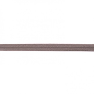 Elastic edging tape dark taupe (kh)